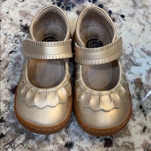 Livie & Luca Gold Mary Janes